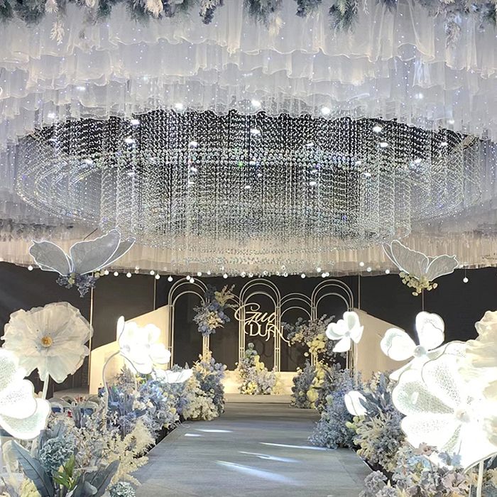 酒店婚庆水晶挂件灯  