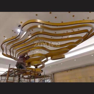 酒店灯饰起到烘托就餐环境的作用