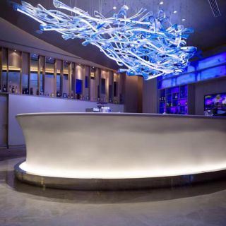 会所KTV前台吊灯定制   